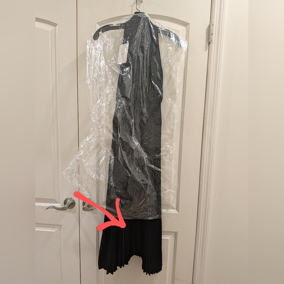 NWT A.L.C. RENZO MATTE PLEATED DRESS - Picture 11 of 12